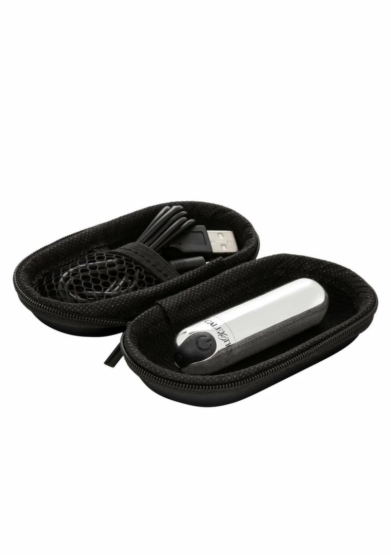 CalExotics Rechargeable Hideaway Bullet mini masażer USB 10 trybow - Anelma mini (pociski)