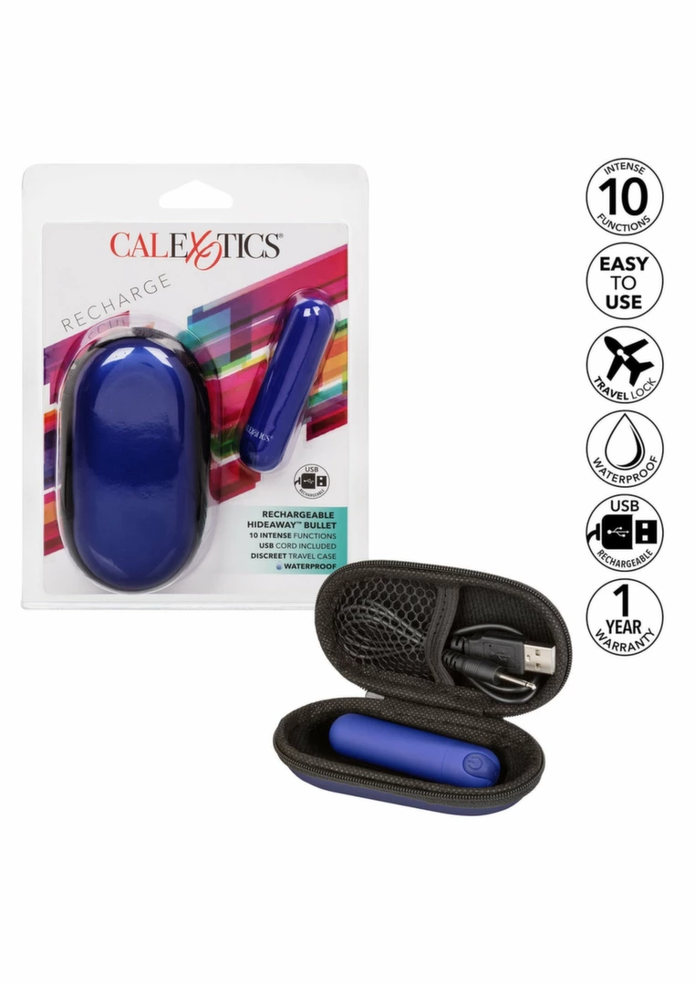 CalExotics Rechargeable Hideaway Bullet Compact Vibrating