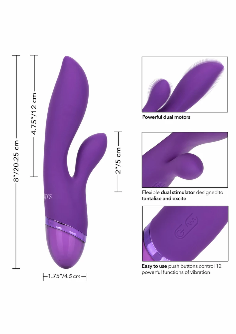 Aura Dual Lover Dual Motor Silicone Massager