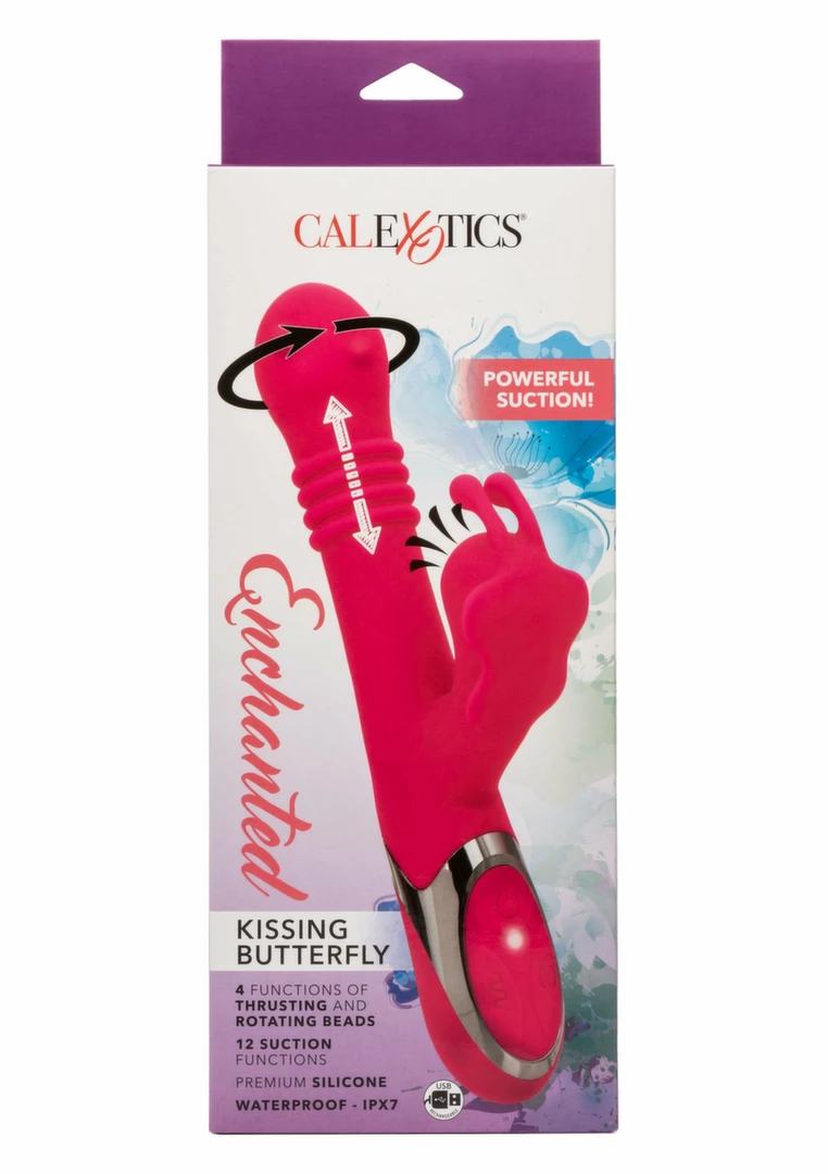 Kissing Butterfly Vibrator silikonowy IPX7 12 trybow