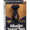 Naughty Bits Shake Your Ass Vibrating Plug Silicone Black USB. Butt plug. See functions