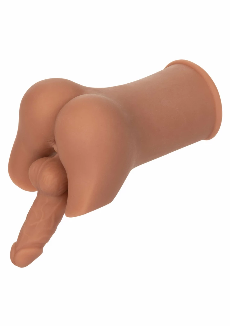 CalExotics The Soldier Ass Stroker Pure Skin Heavy-Duty Anatomical Model offers a practical design for comfortable