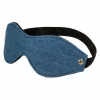 Ride Em Denim Eye Mask opaska na oczy z miÄ™kkiego denimu podwojnie wyÅ›cieÅ‚ana