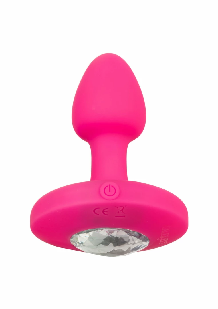 Cheeky Gem Vibrating Probe Small - Compact Silicone Model with Gem Base