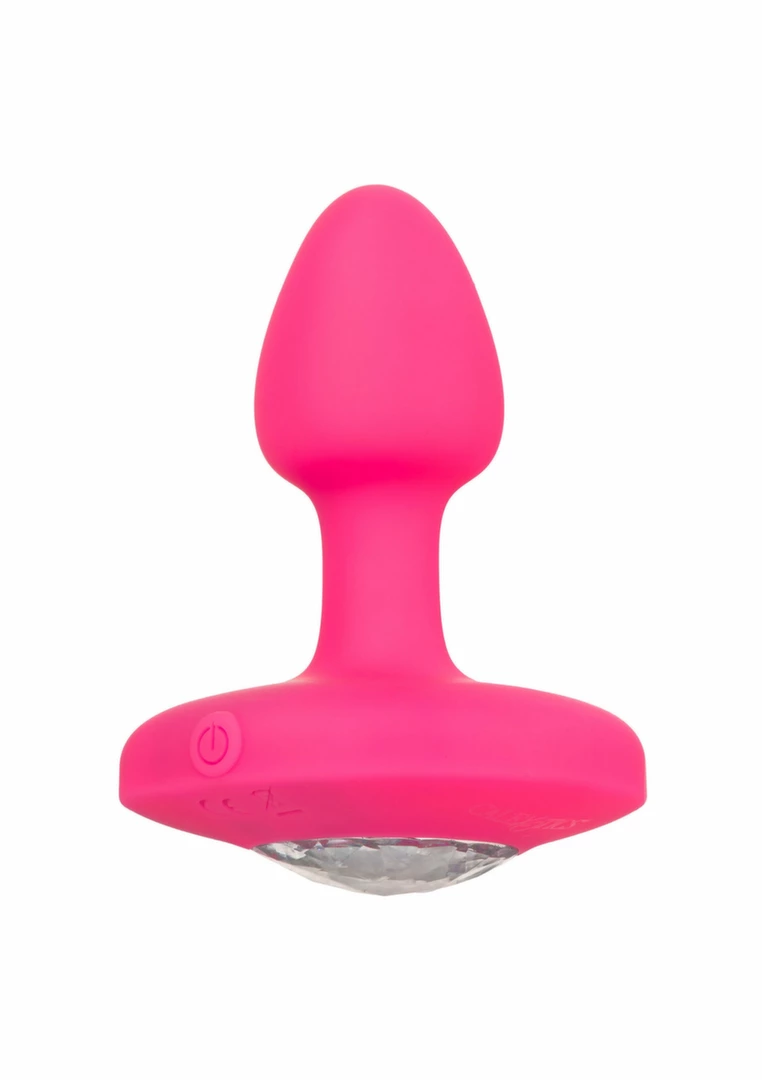 Cheeky Gem Vibrating Probe Small - Compact Silicone Model with Gem Base. Butt plug