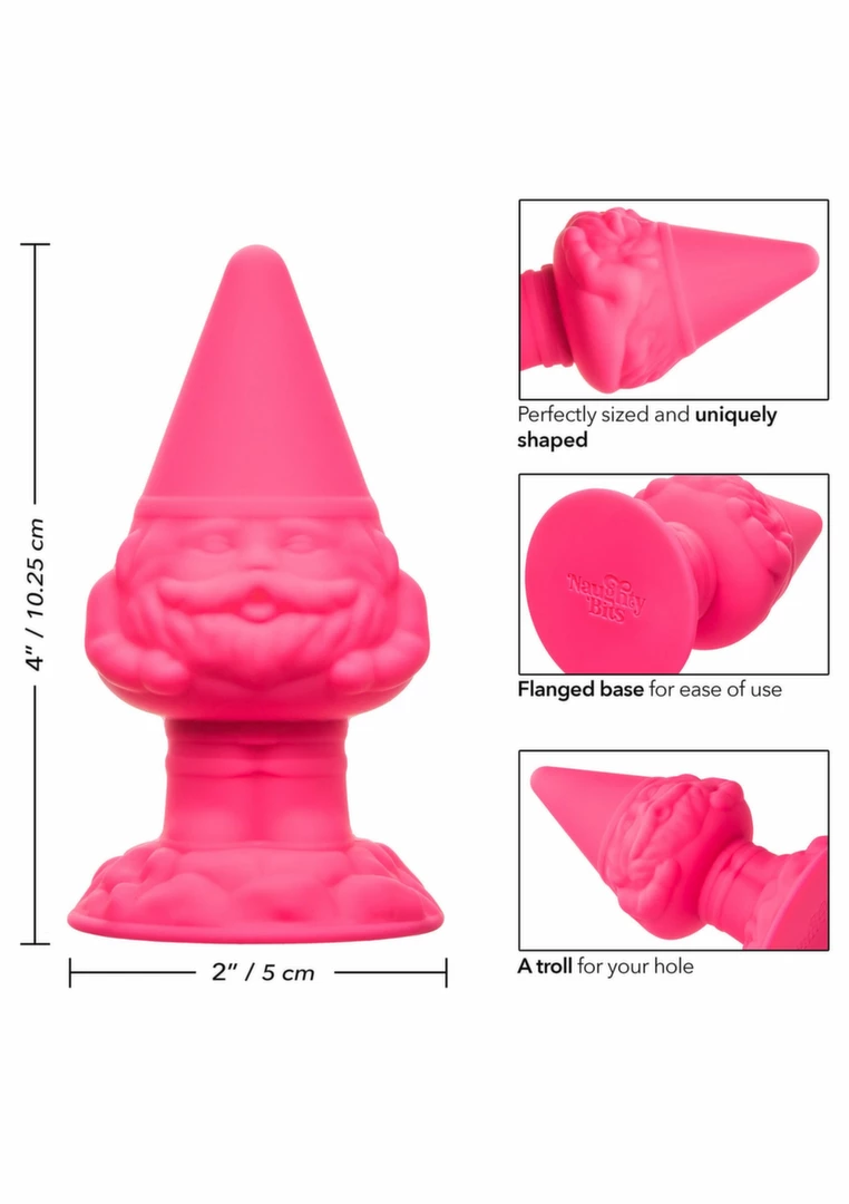 CalExotics Naughty Bits Anal Gnome - silikonowy korek anatomiczny