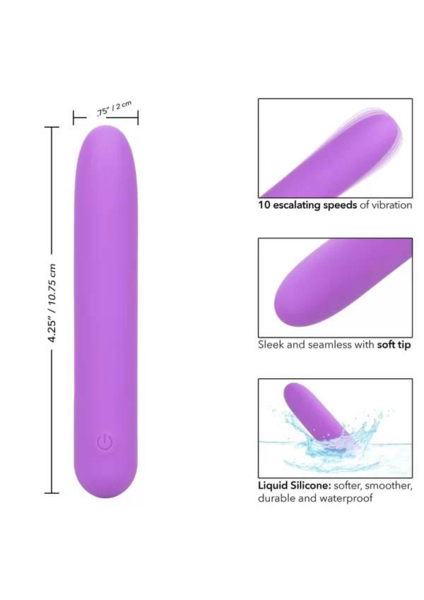 Bliss Mini Vibrator Liquid Silicone Compact 10-Speed USB