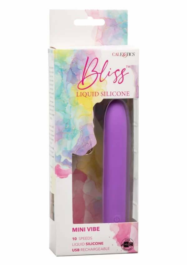 CalExotics Bliss Mini Vibrator silikonowy kompaktowy 10