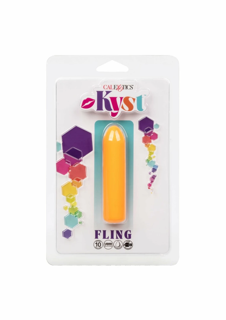 CalExotics Kyst Fling mini masażer silikonowy 10 trybow