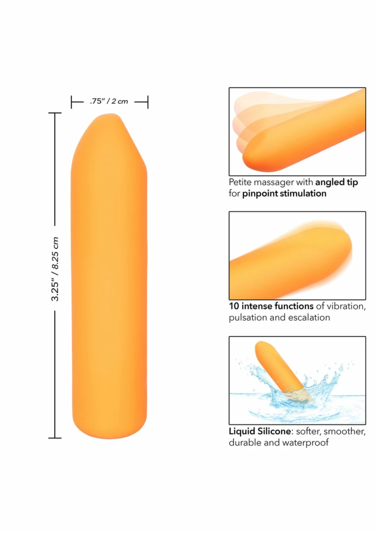 Kyst Fling Mini Massager 10-Function Rechargeable Silicone