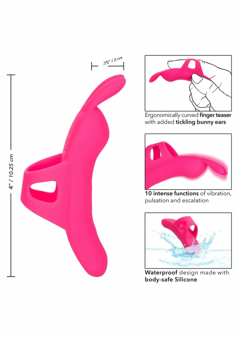 Neon Vibes The Flirty Vibrator Pink Silicone