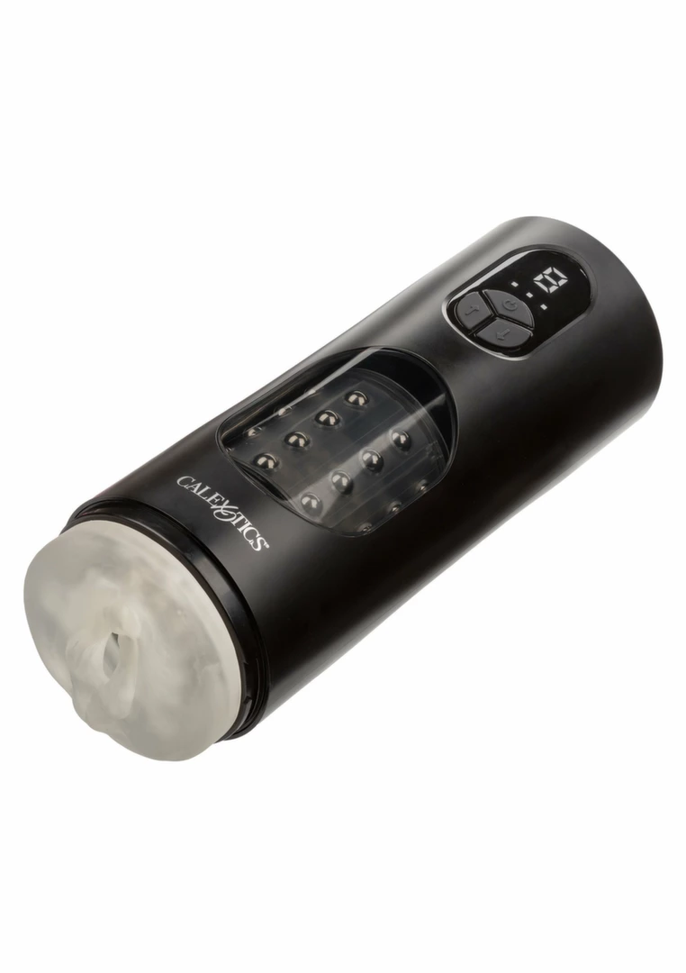 CalExotics Bionic Beaded Power Stroker USB-C Rechargeable Intimate combines rechargeable power for comfortable