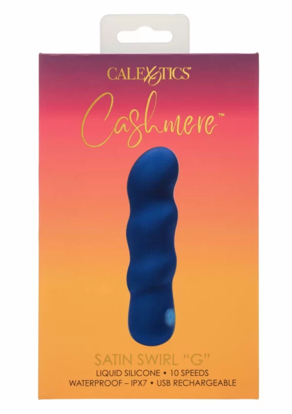 CalExotics Cashmere Satin Swirl G Vibrator - silikonowy