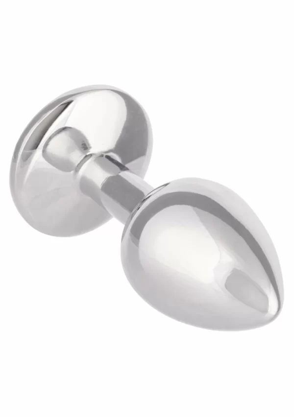 Jewel Small Rose Plug Metallic Intimate Accessory with Gem