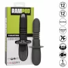 Ramrod Thrusting Dual Motor Probe Silicone Waterproof Black. Prostate massager. See functions