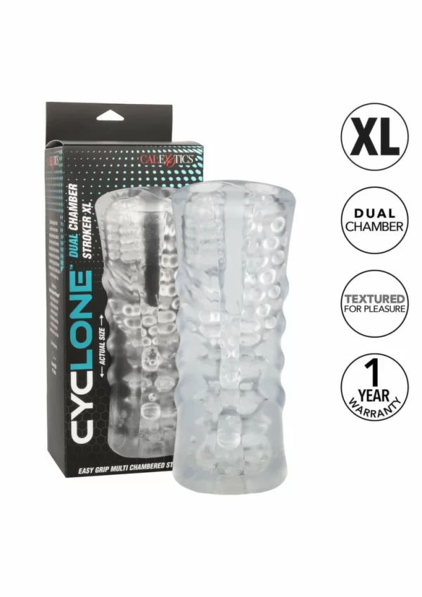 Cyclone Dual Chamber Stroker XL przezroczysty system