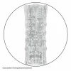 Cyclone Dual Chamber Stroker Transparent Multi-Texture System XL combines an ergonomic design for comfortable