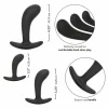 CalExotics Silicone Prostate Kit 3-Piece Set with Pull Handles Black. Butt plug. See functions
