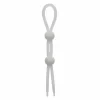 CalExotics Alpha Liquid Silicone Dual Lasso Adjustable Support System Black - Anelma sextoys