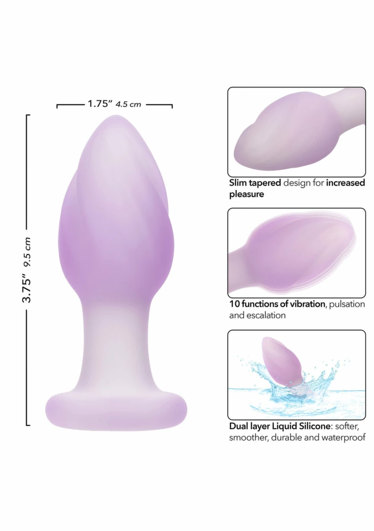Lavender Haze Ridge Probe silikonowy masażer wibracyjny 10 trybow - Anelma Lavender Haze Ridge Probe silikonowy masażer wibracyjny 10 trybow