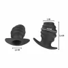 Extreme by Hidden Desire Invader Open Plug Medium silikonowy czarny