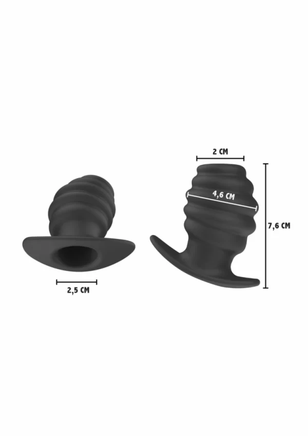 Extreme by Hidden Desire Invader Open Plug Medium silikonowy czarny