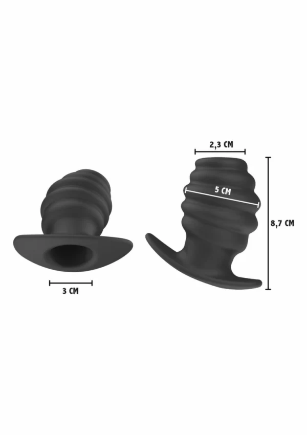 Extreme by Hidden Desire Invader Open Plug Large silikonowy czarny
