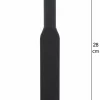 HIDDEN DESIRE Spiked Paddle Medium silikonowy czarny 32 cm