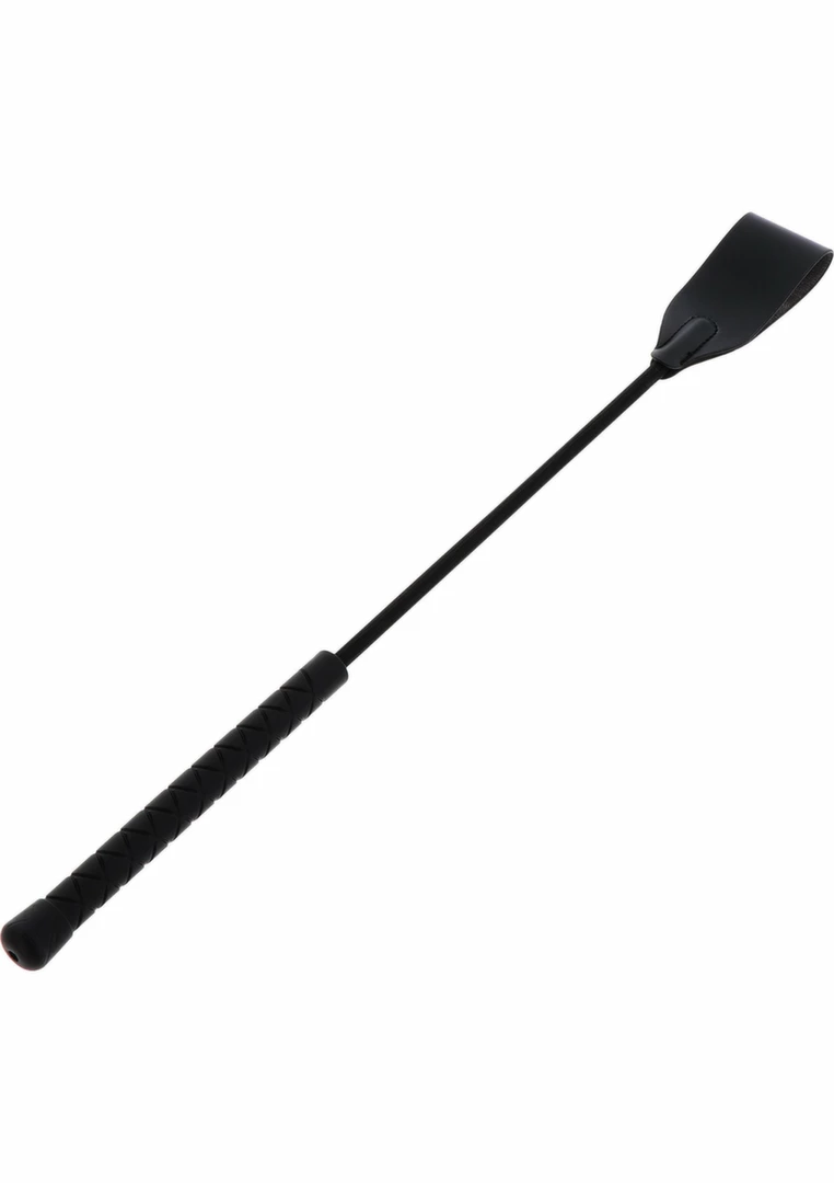 HIDDEN DESIRE EXTREME Flapper Crop Whip bat PU czarny 45 cm