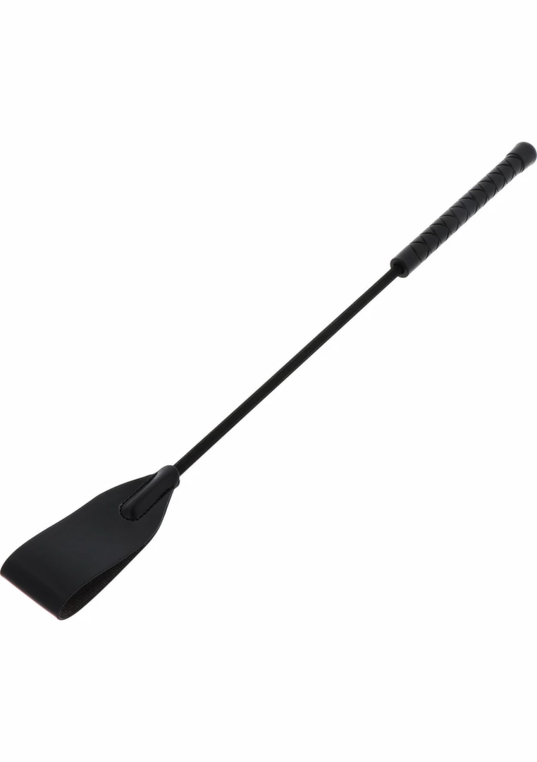 HIDDEN DESIRE EXTREME Flapper Crop Whip bat PU czarny 45 cm