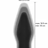EXTREME Inflatable Butt Plug Advanced silikonowy z pompkÄ… czarny