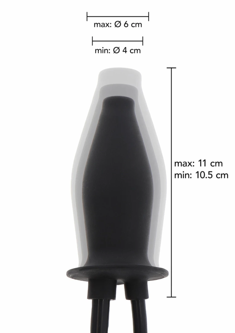 EXTREME Inflatable Lubricating Plug silikonowy z systemem dozowania