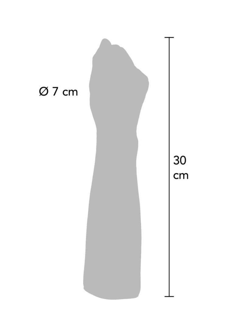 Extreme by Hidden Desire Heavy Fist Fucker Anal Gear Black PVC XXL. Butt plug. See functions