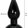 HIDDEN DESIRE Extreme Large Plug 14 cm Black XXL - Anal Gear