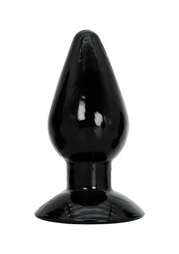 HIDDEN DESIRE Extreme Buttplug Large 14 cm anatomiczny PVC czarny