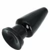 HIDDEN DESIRE Extreme Cone Head Large 17 cm Intimate Plug Black. Butt plug. See functions