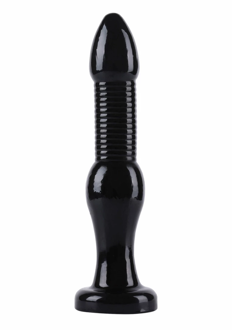 HIDDEN DESIRE Extreme Anal Intruder 28 cm czarny PVC XXL - Anelma HIDDEN DESIRE Extreme Anal Intruder 28 cm czarny PVC XXL