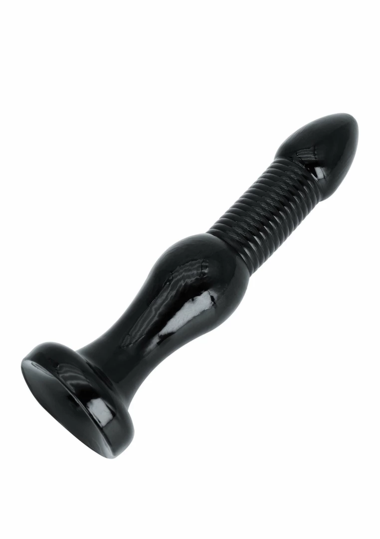 HIDDEN DESIRE Extreme Anal Intruder 28 cm XXL PVC Black Plug - Anelma HIDDEN DESIRE Extreme Anal Intruder 28 cm XXL PVC Black Plug