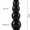 HIDDEN DESIRE Extreme Buttplug Balls 32 cm XXL PVC Black