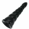 HIDDEN DESIRE Extreme Anal Cone 26 cm XXL PVC Black Wide