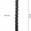 HIDDEN DESIRE Extreme Anal Snake 45 cm XXL Flexible System Black