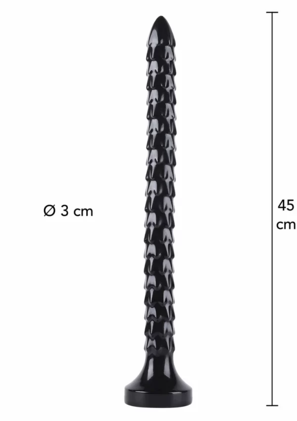 HIDDEN DESIRE Extreme Anal Snake 45 cm XXL Flexible System Black