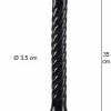 HIDDEN DESIRE Extreme Anal Serpent 35 cm XXL Intimate Trainer Black