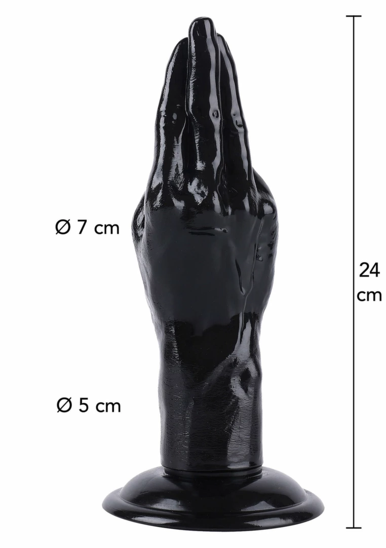HIDDEN DESIRE Extreme Hand Fucker 24 cm XXL Anatomical Model PVC