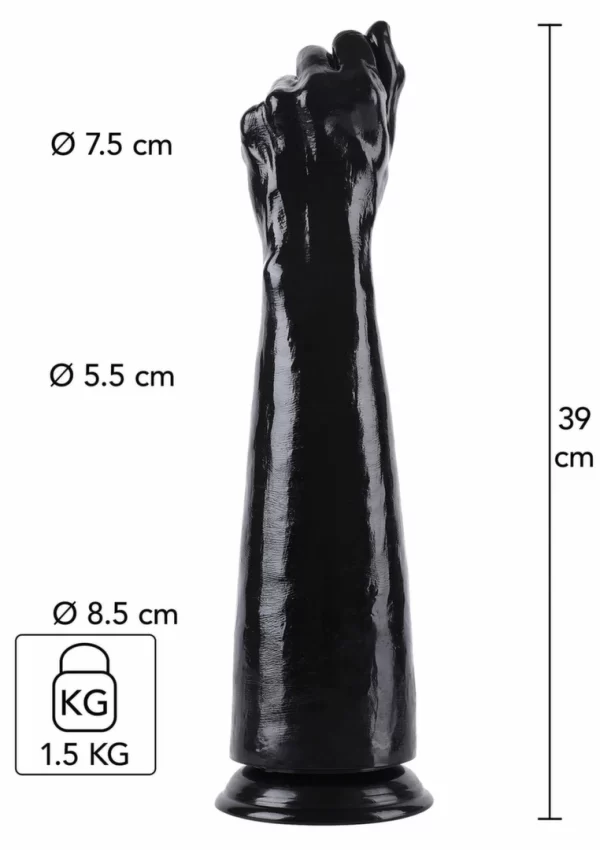 HIDDEN DESIRE Extreme Fist Fucker 39 cm XXL Intimate Machine Black