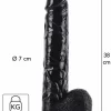 HIDDEN DESIRE Extreme Dong 38 cm Black XXL Intimate Gear