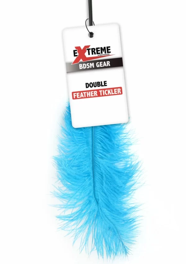 HIDDEN DESIRE Double Feather Tickler Black