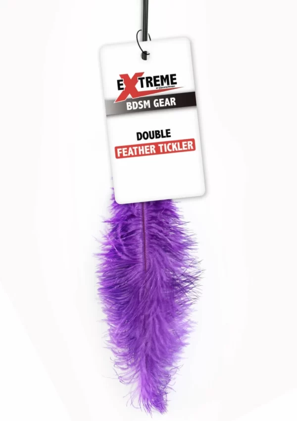 HIDDEN DESIRE Double Feather Tickler Black