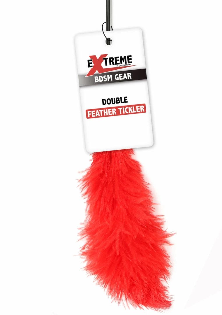 EXTREME by HIDDEN DESIRE Double Feather Tickler Black