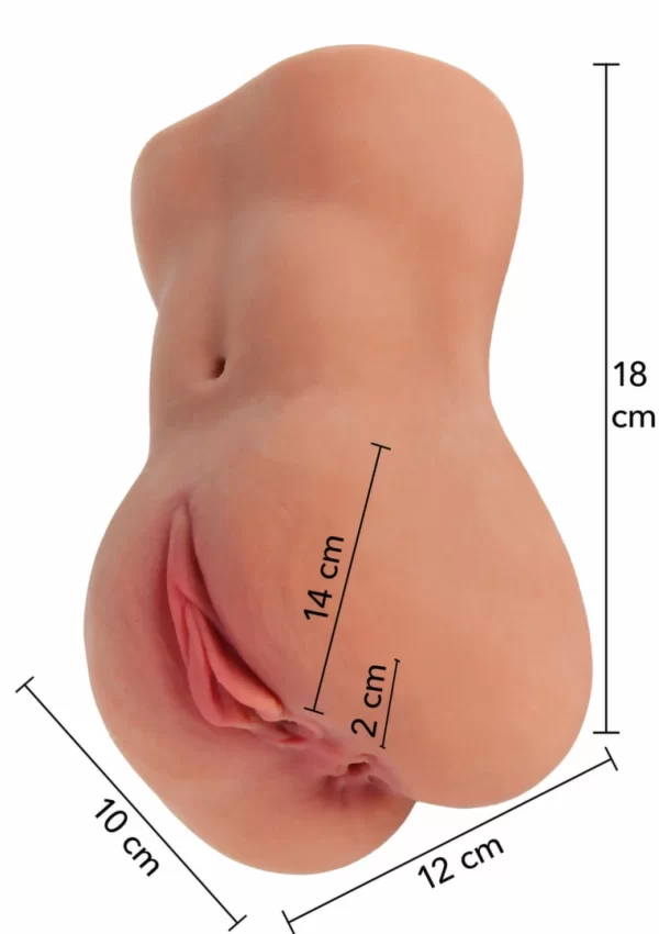 realistic torso masturbator